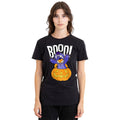 Black - Side - Lilo & Stitch Unisex Adult Laughing Pumpkin T-Shirt