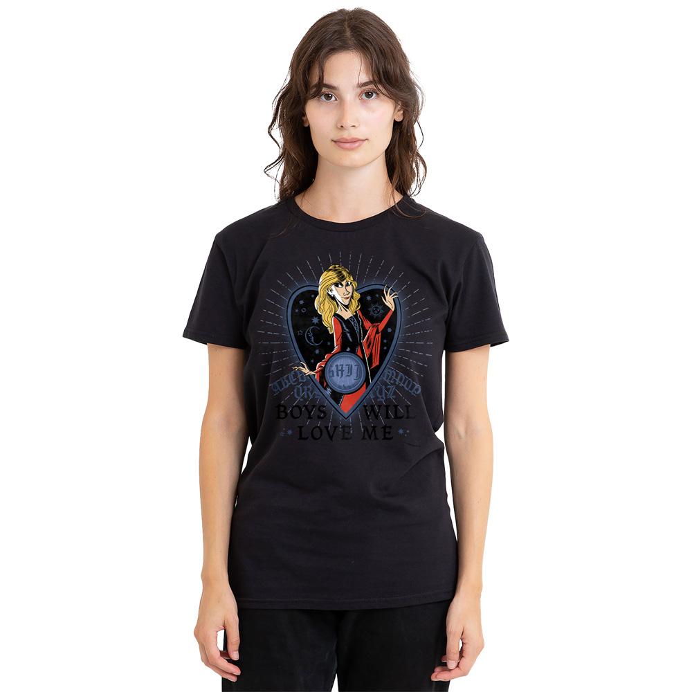 Black - Side - Hocus Pocus Unisex Adult Boys Will Love Me Sanderson Sisters T-Shirt