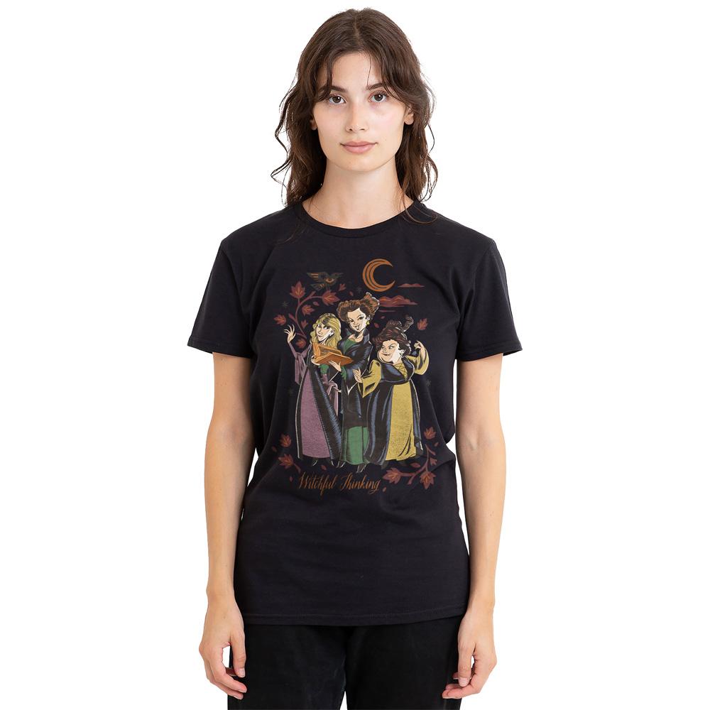 Black - Side - Hocus Pocus 2 Unisex Adult Witchful Thinking Sanderson Sisters T-Shirt