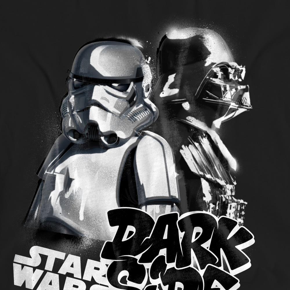 Black - Pack Shot - Star Wars Unisex Adult Dark Side Duo T-Shirt