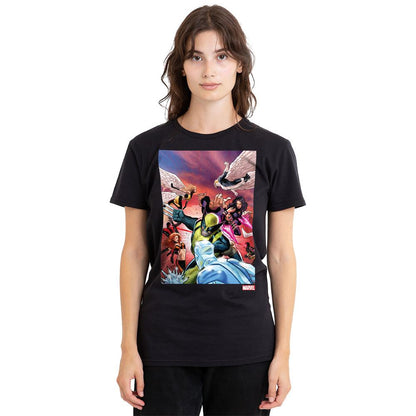 Black - Lifestyle - Marvel Unisex Adult X-Men Team Defend T-Shirt