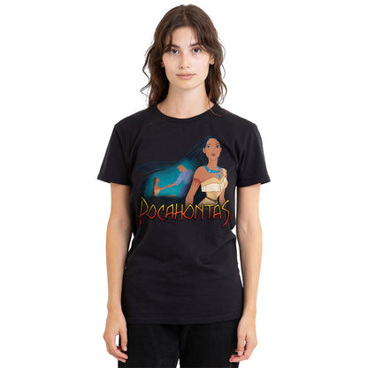 Black - Lifestyle - Pocahontas Unisex Adult John Smith Canoe T-Shirt