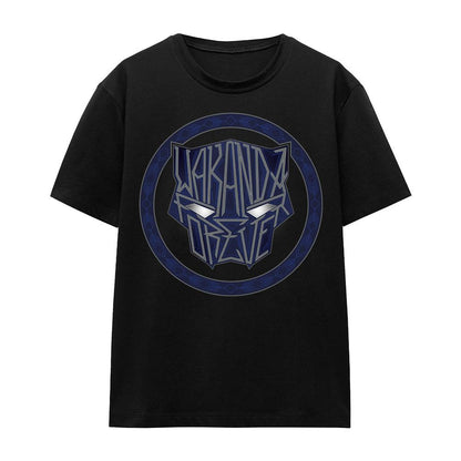 Black - Front - Black Panther: Wakanda Forever Unisex Adult Text T-Shirt