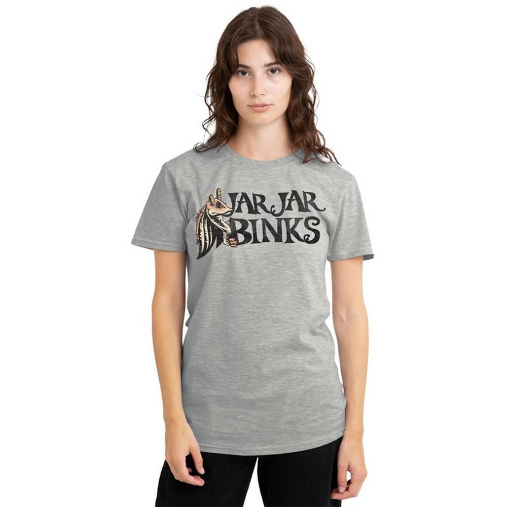 Sport Heather - Side - Star Wars Unisex Adult Jar Jar Binks T-Shirt