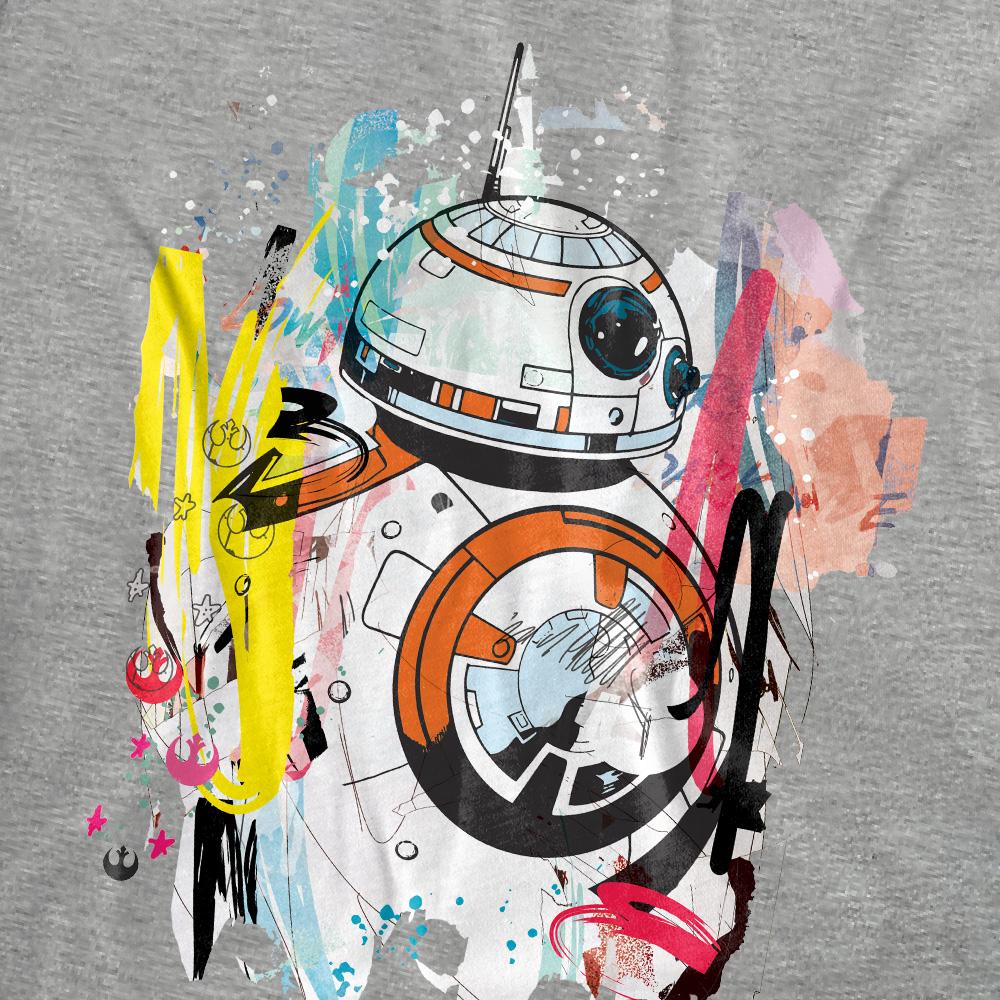 Sport Heather - Pack Shot - Star Wars Unisex Adult Jar Jar Binks T-Shirt