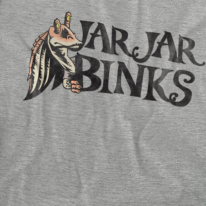 Sport Heather - Pack Shot - Star Wars Unisex Adult Jar Jar Binks T-Shirt