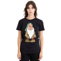 Black - Side - Snow White And The Seven Dwarfs Unisex Adult Struggles Sleepy T-Shirt