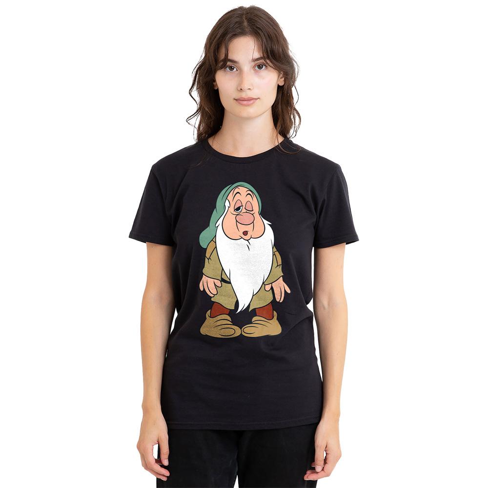 Black - Lifestyle - Snow White And The Seven Dwarfs Unisex Adult Struggles Sleepy T-Shirt
