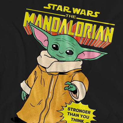 Black - Pack Shot - Star Wars Unisex Adult Strong Grogu T-Shirt