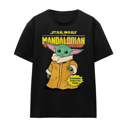 Black - Front - Star Wars Unisex Adult Strong Grogu T-Shirt
