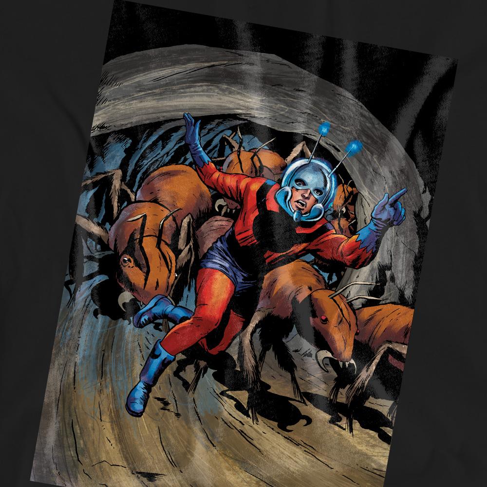 Black - Side - Ant-Man And The Wasp: Quantumania Unisex Adult Heroic T-Shirt