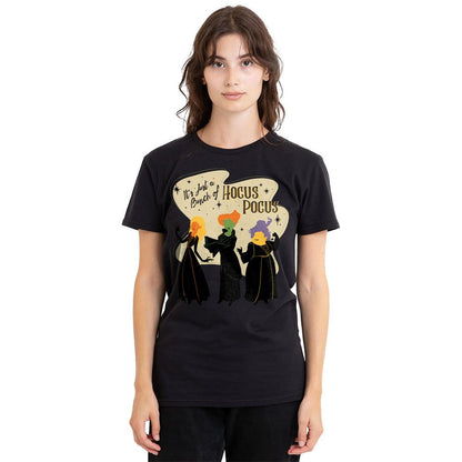 Black - Side - Hocus Pocus Unisex Adult Just A Bunch Of Hocus Pocus Sanderson Sisters T-Shirt