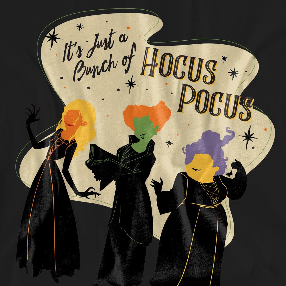 Black - Pack Shot - Hocus Pocus Unisex Adult Just A Bunch Of Hocus Pocus Sanderson Sisters T-Shirt
