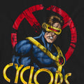 Black - Pack Shot - Marvel Unisex Adult X-Men Cyclops Logo T-Shirt
