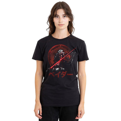 Black - Side - Star Wars Unisex Adult Visions Vader T-Shirt