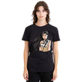 Black - Side - Pocahontas Unisex Adult Sketch T-Shirt