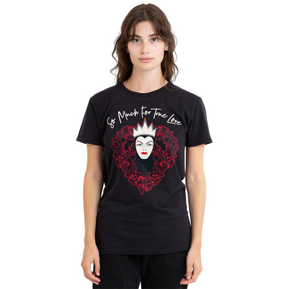 Black - Side - Disney Villains Unisex Adult True Love Evil Queen Valentine`s Day T-Shirt