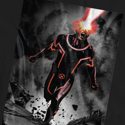 Black - Pack Shot - Marvel Unisex Adult X-Men Cyclops Blast T-Shirt