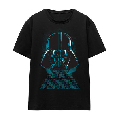 Black - Front - Star Wars Unisex Adult Darth Vader Distressed T-Shirt