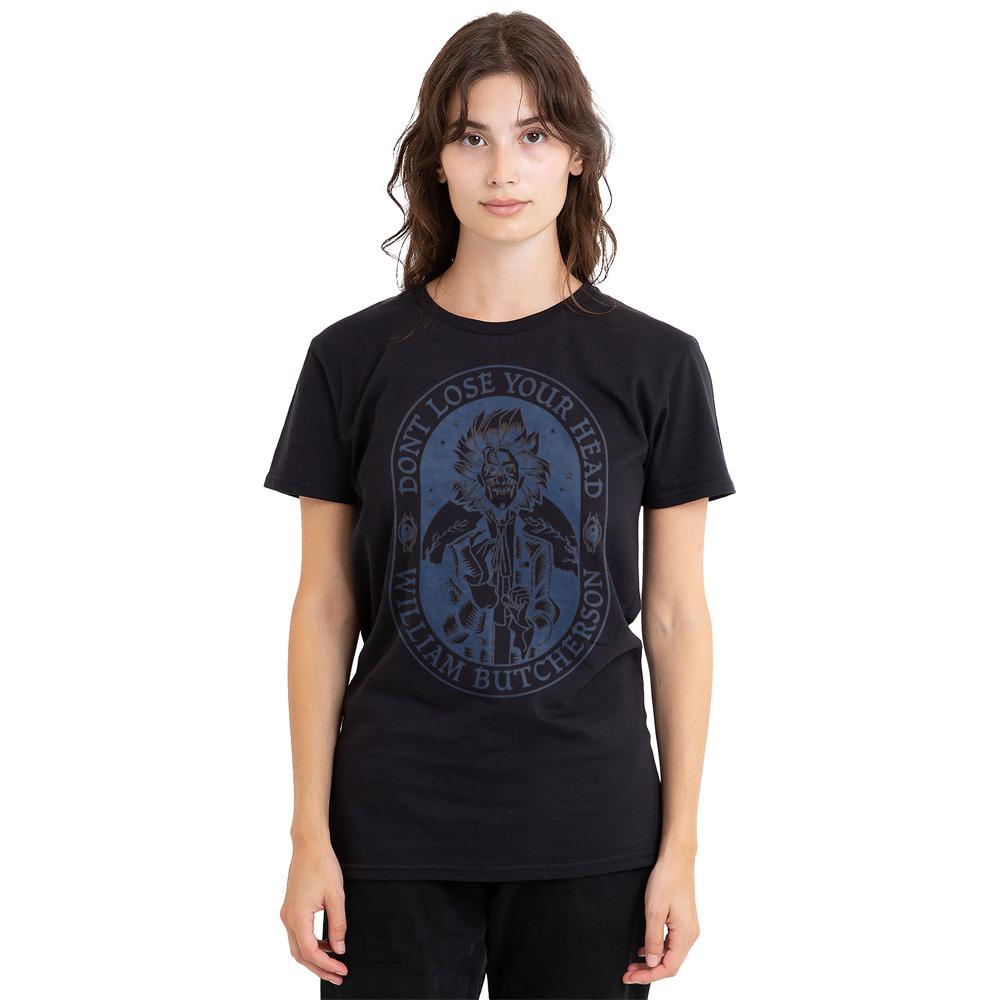 Black - Side - Hocus Pocus Unisex Adult Don´t Lose Your Head Billy Butcherson T-Shirt