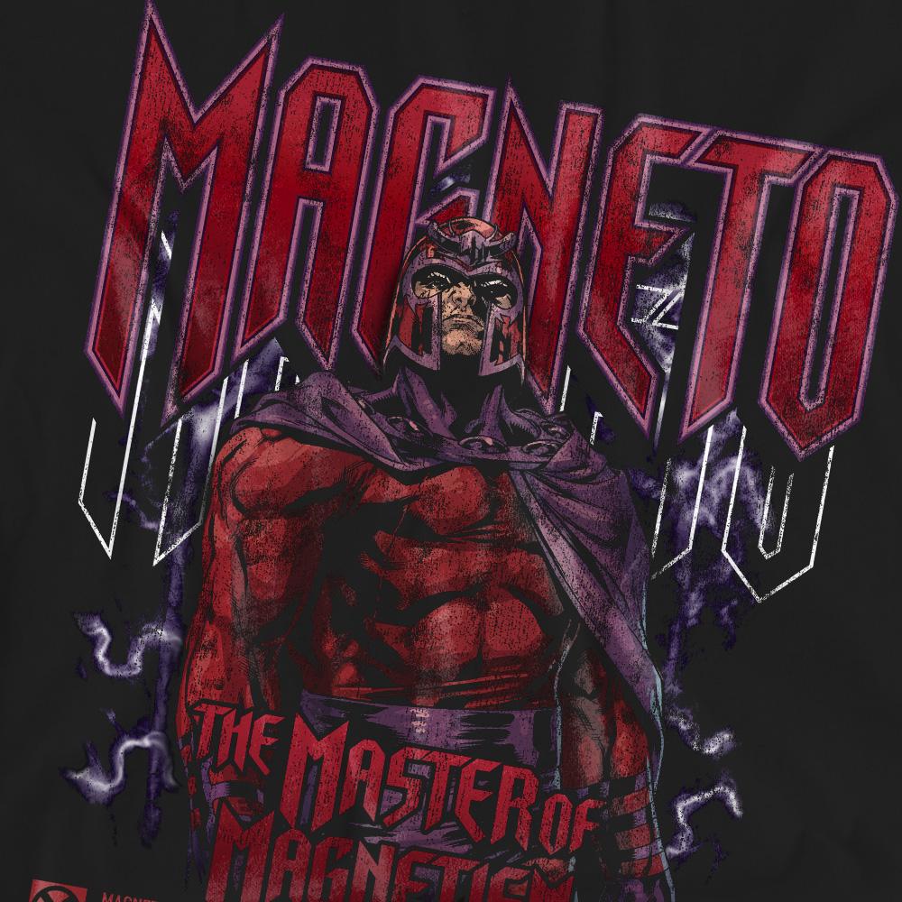Black - Side - Marvel Unisex Adult X-Men Magneto T-Shirt