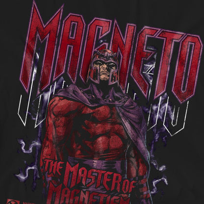 Black - Side - Marvel Unisex Adult X-Men Magneto T-Shirt