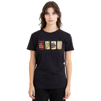 Black - Side - Monsters at Work Unisex Adult Soda T-Shirt