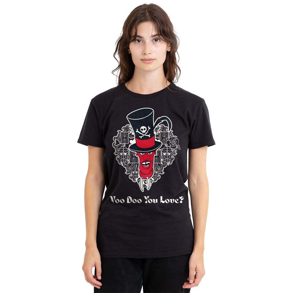 Black - Side - Disney Villains Unisex Adult Voo Doo You Love? Dr Facilier Valentine`s Day T-Shirt