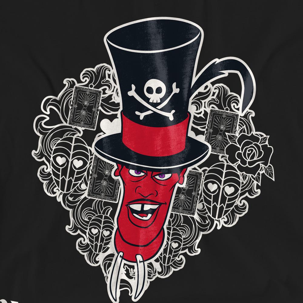 Black - Pack Shot - Disney Villains Unisex Adult Voo Doo You Love? Dr Facilier Valentine`s Day T-Shirt