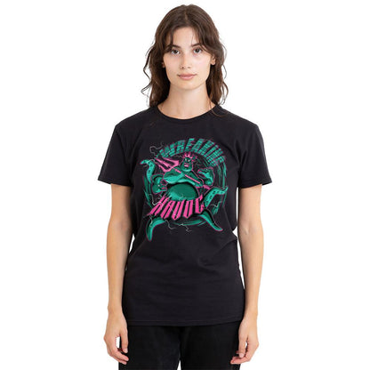 Black - Side - Disney Villains Unisex Adult Wreaking Havoc Ursula T-Shirt