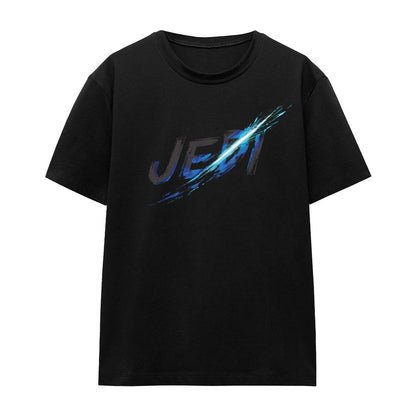 Black - Front - Star Wars Unisex Adult Jedi Obi Wan Kenobi Slash T-Shirt