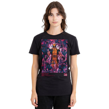 Black - Side - Marvel Unisex Adult X-Men Wolverine Nightcrawler T-Shirt