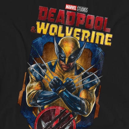 Black - Side - Deadpool & Wolverine Unisex Adult Wolverine Torn T-Shirt