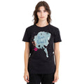 Black - Side - Frozen Unisex Adult True At Heart Elsa Silhouette T-Shirt