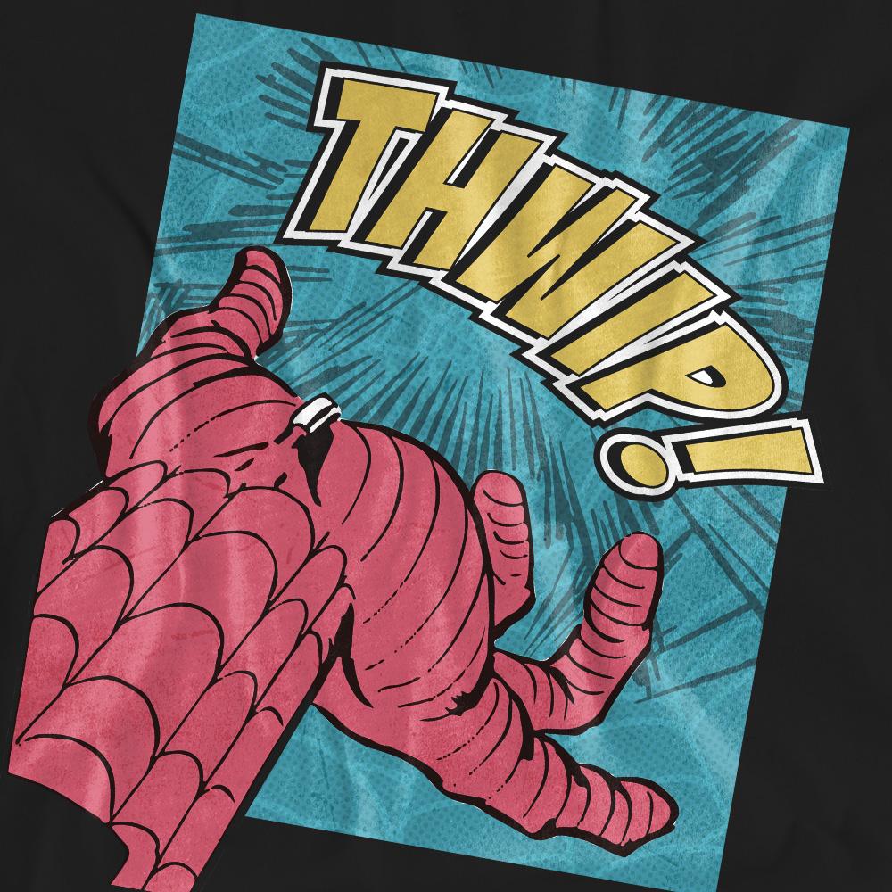 Black - Pack Shot - Spider-Man Unisex Adult Thwip T-Shirt