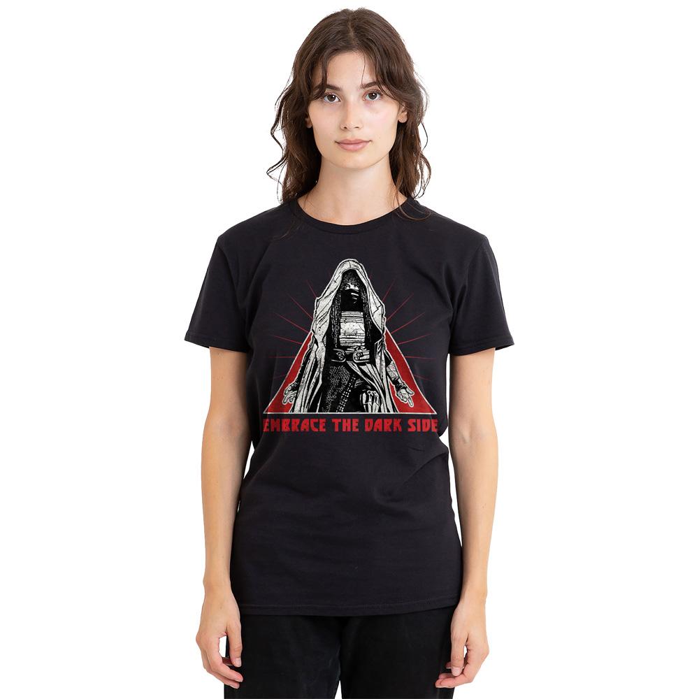 Black - Side - Star Wars: The Acolyte Unisex Adult Embrace The Dark Side Of The Force T-Shirt