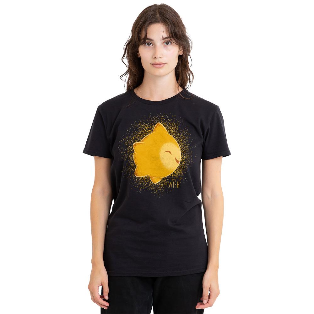 Black - Side - Wish Unisex Adult Upon A Star T-Shirt