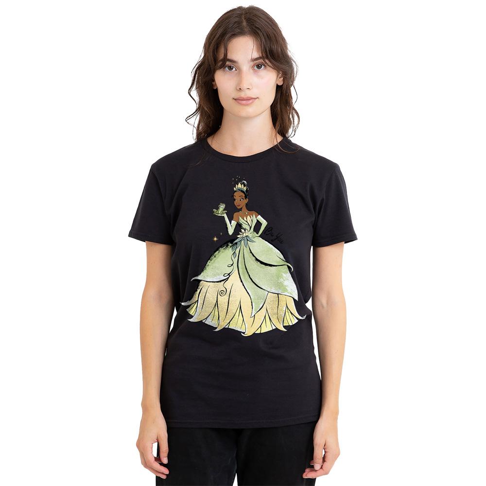 Black - Side - The Princess and the Frog Unisex Adult Be You, It´s Beautiful Tiana T-Shirt