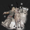 Black - Pack Shot - Frozen Unisex Adult Snow Bros Kristoff Sven T-Shirt