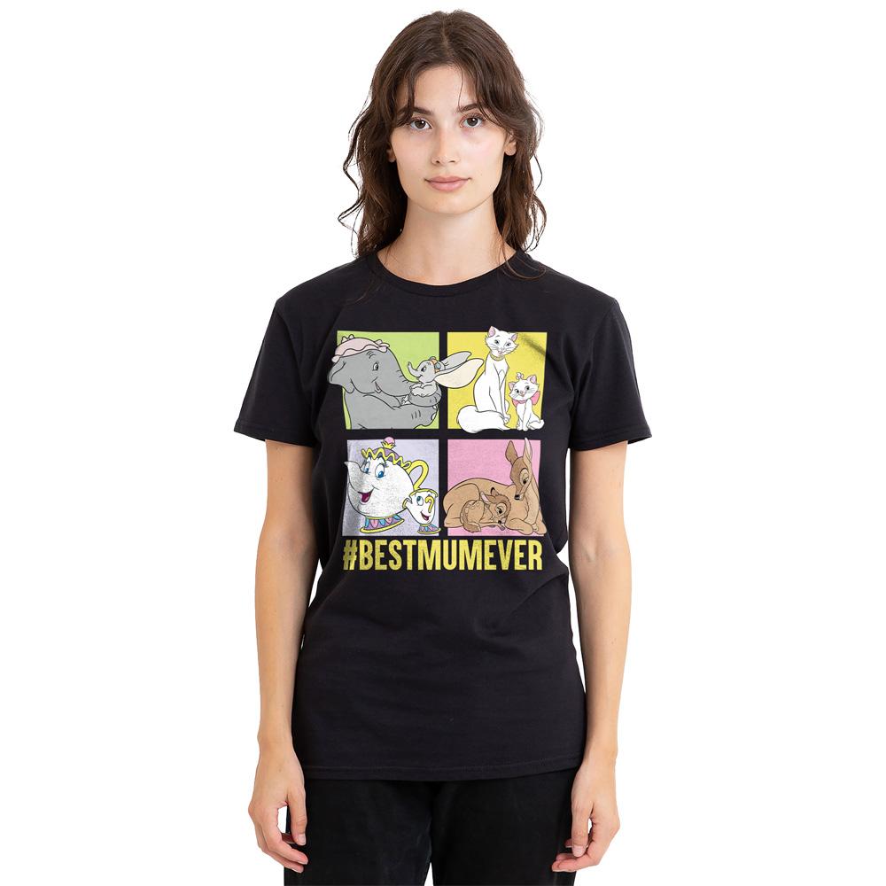 Black - Side - The Aristocats Unisex Adult Bestmumever Dumbo & Bambi Mothers Day T-Shirt