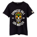 Black - Front - Cypress Hill Mens Los Angeles T-Shirt