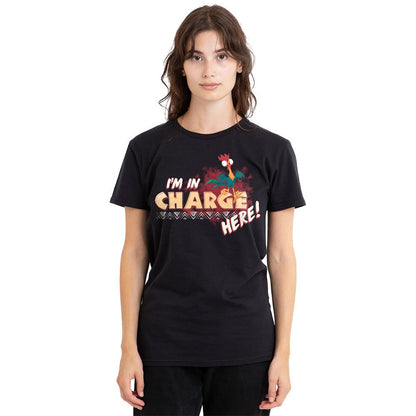 Black - Side - Moana Unisex Adult I´m In Charge T-Shirt