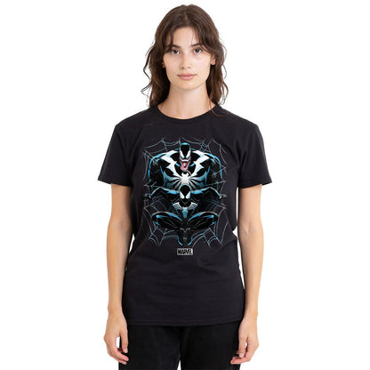 Black - Side - Spider-Man 2 Unisex Adult Gamerverse Shadow Venom T-Shirt