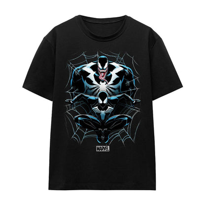 Black - Front - Spider-Man 2 Unisex Adult Gamerverse Shadow Venom T-Shirt