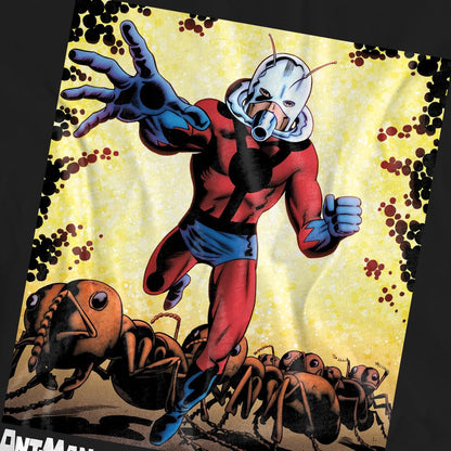 Black - Pack Shot - Ant-Man And The Wasp: Quantumania Unisex Adult Crackle T-Shirt