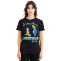 Black - Side - Alice In Wonderland Unisex Adult Very Merry Unbirthday To Me T-Shirt