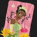 Black - Pack Shot - The Princess and the Frog Unisex Adult Strong Spirit Tiana T-Shirt