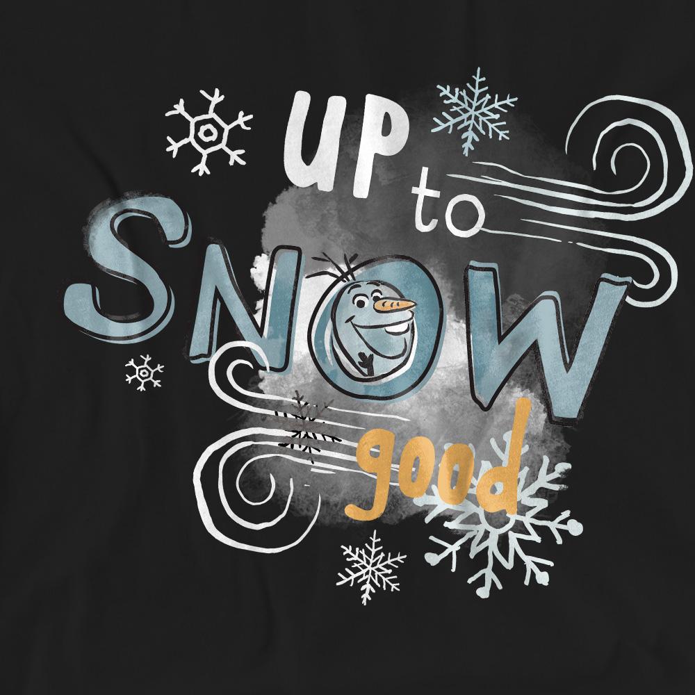 Black - Pack Shot - Frozen Unisex Adult Up To Snow Good Olaf T-Shirt