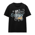 Black - Front - Frozen Unisex Adult Up To Snow Good Olaf T-Shirt