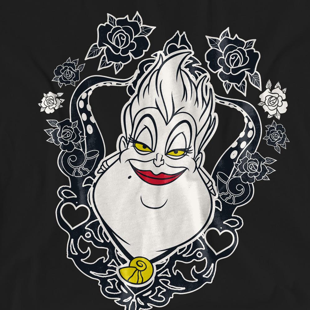 Black - Pack Shot - Disney Villains Unisex Adult Leaving U Speechless Ursula Valentine`s Day T-Shirt